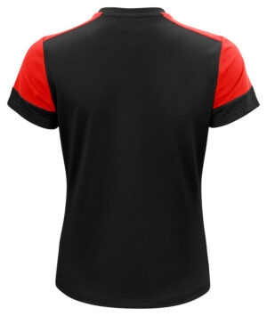 Prime T-Shirt Lady Zwart/Rood