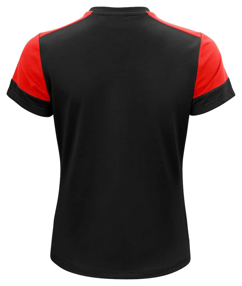 Prime T-Shirt Lady Zwart/Rood