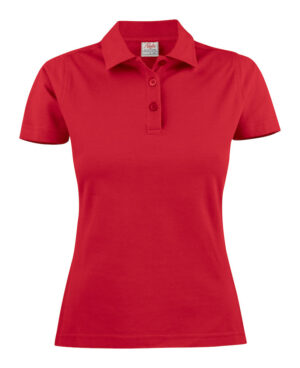 Surf Lady Polo Pique Rood