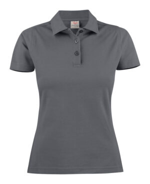 Surf Lady Polo Pique Staalgrijs