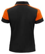 Prime Polo Lady Zwart/Oranje