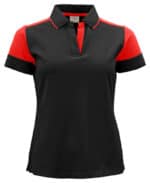 Prime Polo Lady Zwart/Rood