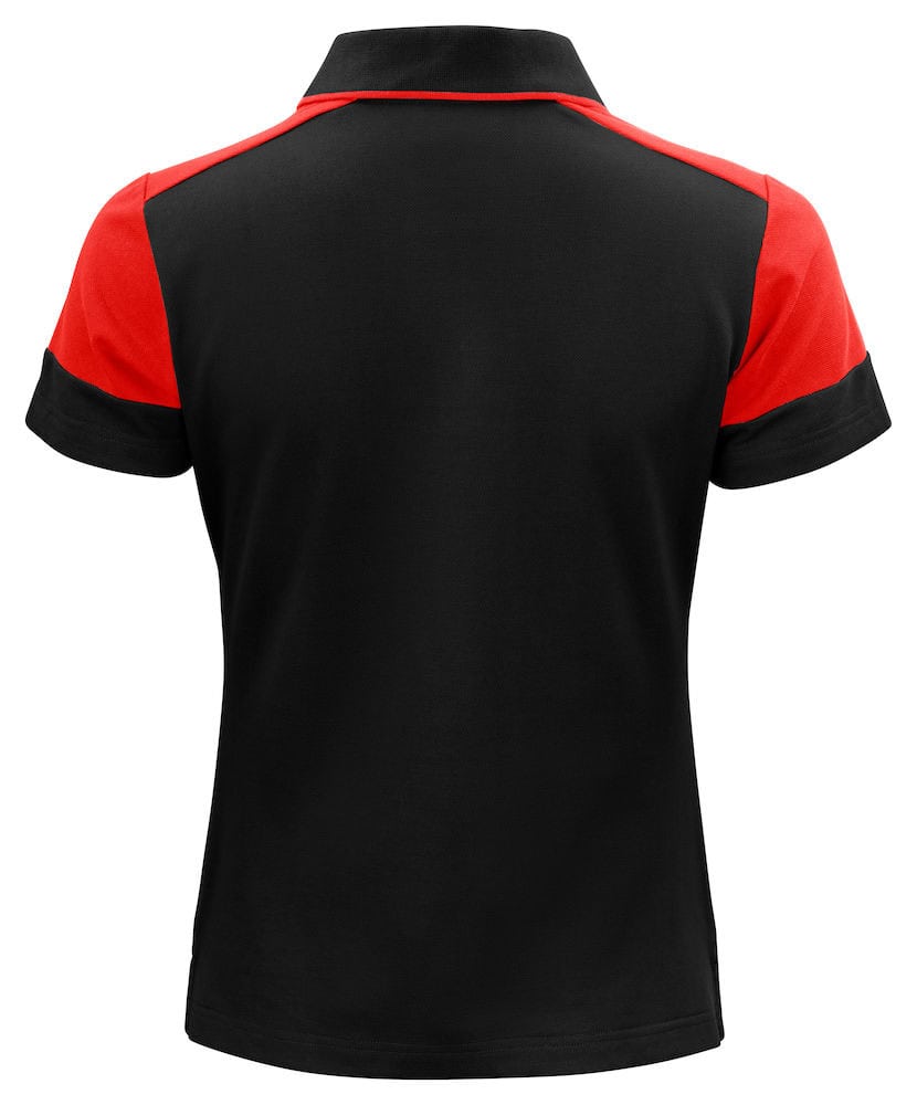 Prime Polo Lady Zwart/Rood
