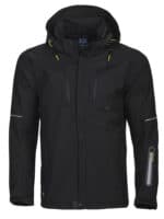 3406 SOFTSHELL JAS Zwart