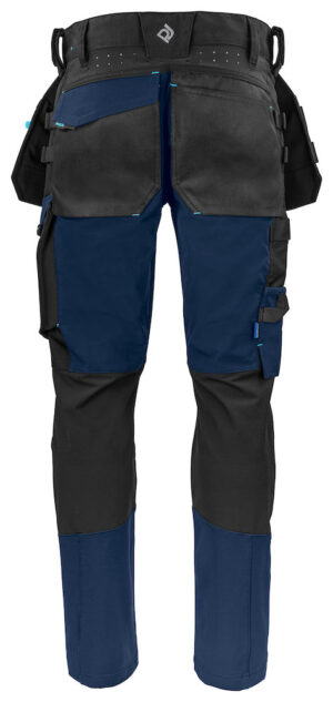 5551 Stretch Werkbroek met Knie- en Spijkerzakken Navy