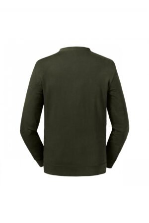 RU208M Omkeerbare Sweater Pure Organic Dark Olive