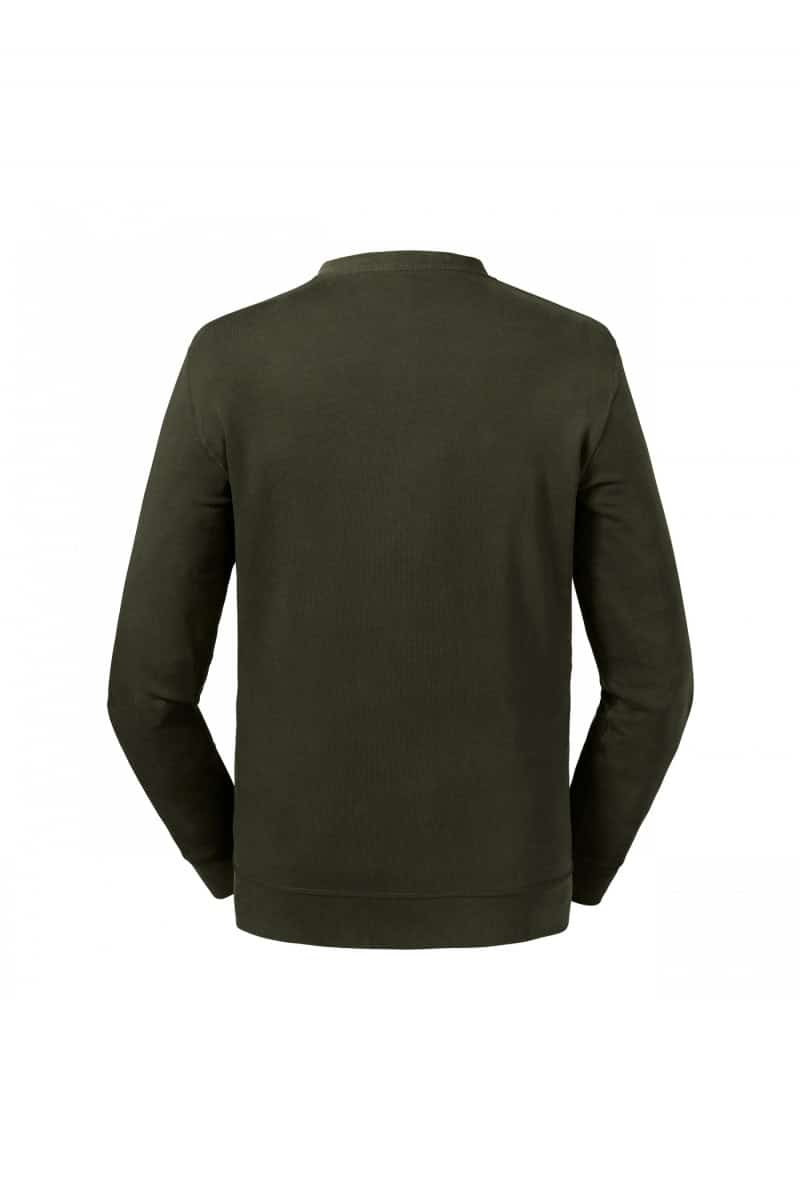 RU208M Omkeerbare Sweater Pure Organic Dark Olive