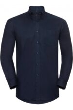 RU932M Mens' Long Sleeve Easy Care Oxford Shirt Bright Navy