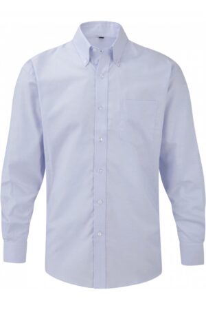 RU932M Mens' Long Sleeve Easy Care Oxford Shirt Oxford Blue