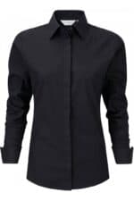 RU960F Ladies' Long Sleeve Ultimate Stretch Black