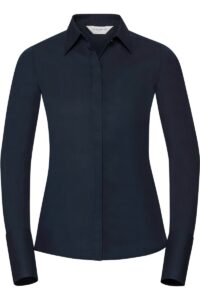 RU960F Ladies' Long Sleeve Ultimate Stretch Navy