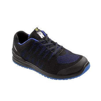 Runnex 5109 S1P ESD Veiligheidsschoen SportStar Laag Zwart/Blauw