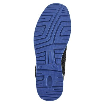 Runnex 5109 S1P ESD Veiligheidsschoen SportStar Laag Zwart/Blauw