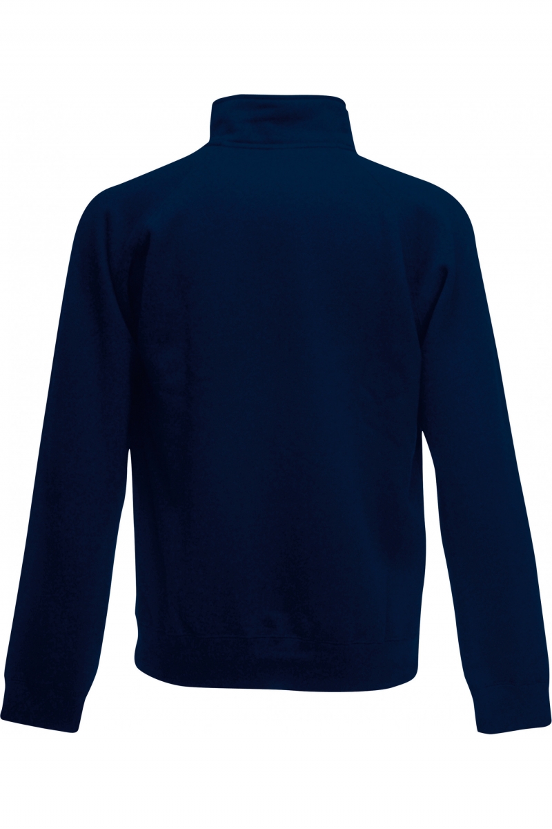 SC165 Premium Zip Neck Sweat Deep Navy