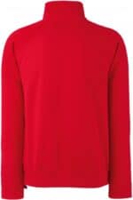 SC165 Premium Zip Neck Sweat Red