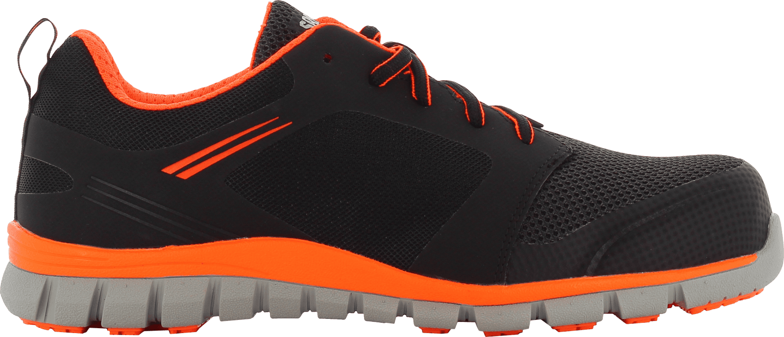 Lage Veiligheidsschoen LIGERO S1P ESD SRC Zwart/Oranje