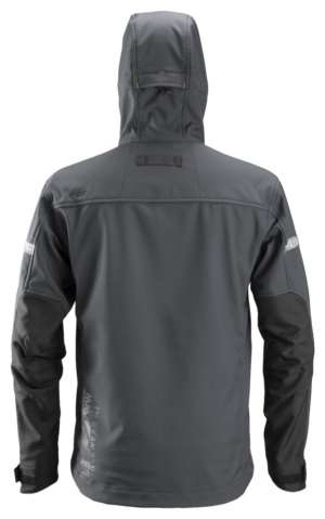 1229 Softshell met Kap Staal Grijs