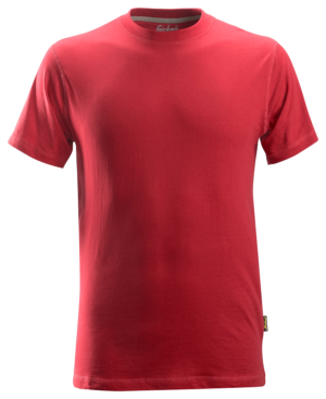 2502 T-Shirt Korte Mouw Chili rood