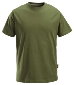 2502 T-Shirt Korte Mouw Khaki