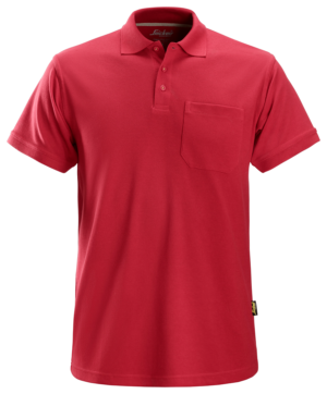 2708 Poloshirt Chili rood