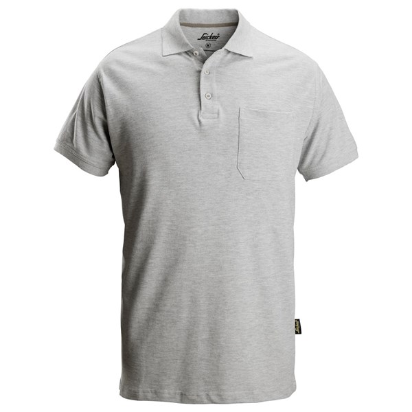 2708 Poloshirt Grijsmelange