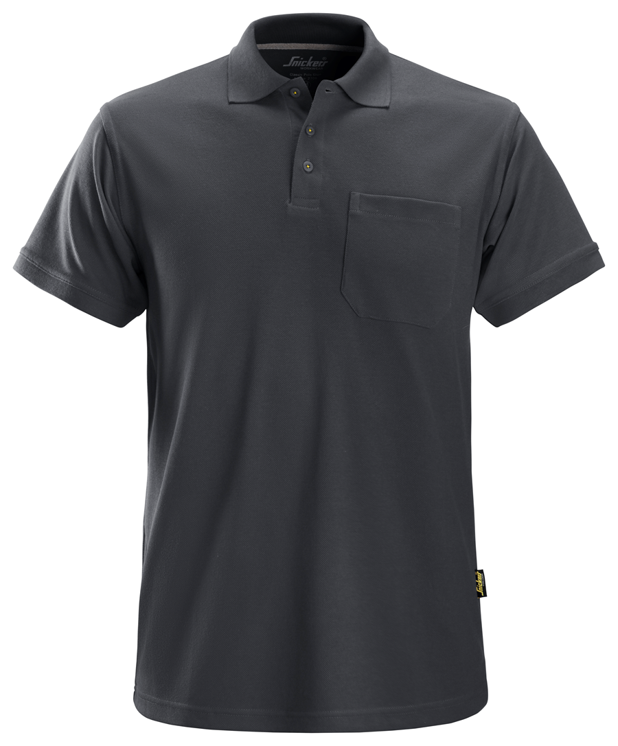 2708 Poloshirt Staal Grijs