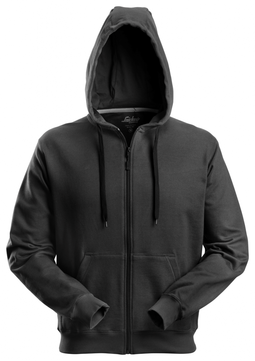 2801 Classic Zip Hoodie Zwart