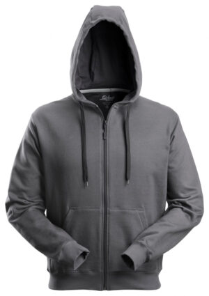2801 Classic Zip Hoodie Staal Grijs