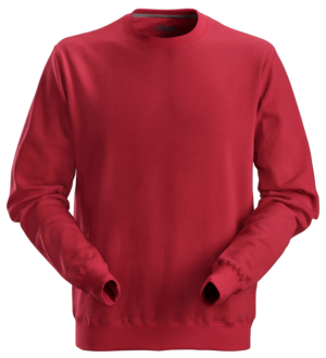 2810 Sweatshirt Chili rood