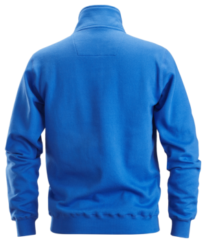 2818 Sweatshirt met 1/2 Rits Blauw