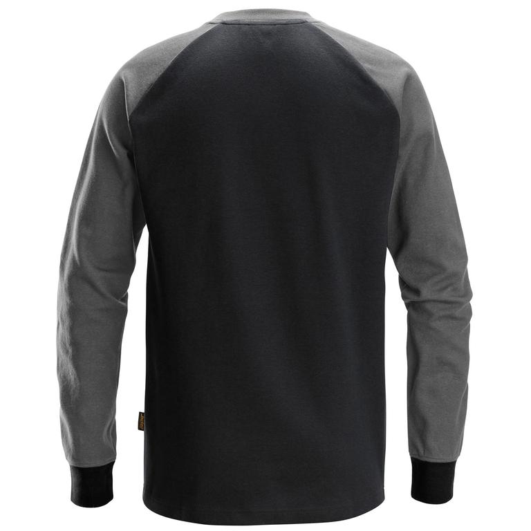 2840 Tweekleurig Sweatshirt Zwart/Grijs