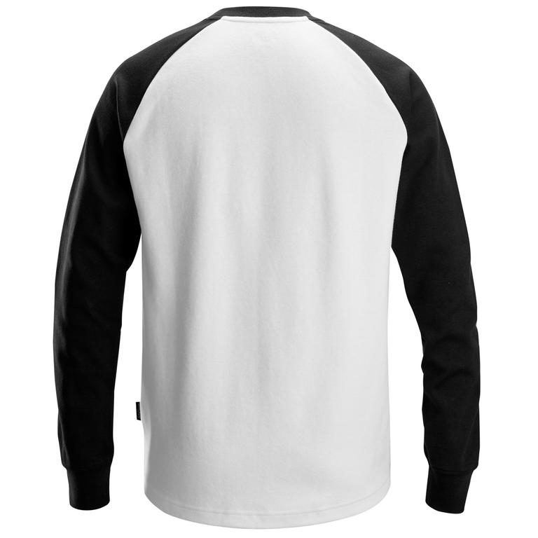 2840 Tweekleurig Sweatshirt Wit/Zwart