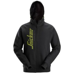 2846 Logo Full-Zip Hoodie Zwart