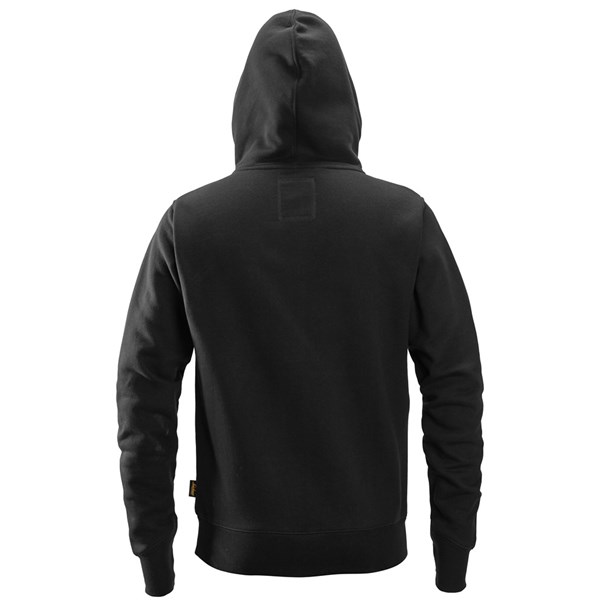 2890 Hoodie met volledige rits Zwart