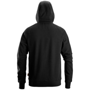 2895 Logo Hoodie Full-Zip Zwart