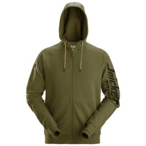 2895 Logo Hoodie Full-Zip Khaki