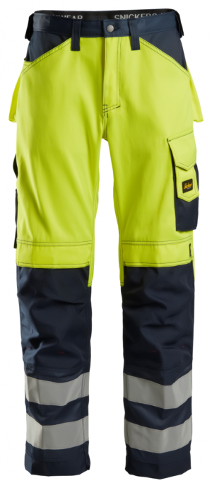 3333 High-Vis Werkbroek Klasse 2 Geel/Navy