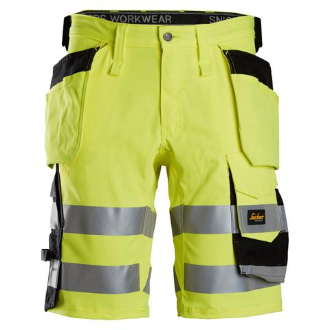 6135 High-Vis Stretch Werkshort + HP Klasse 1 Geel