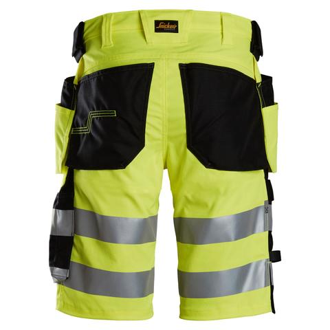 6135 High-Vis Stretch Werkshort + HP Klasse 1 Geel