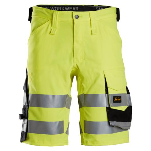 6136 High-Vis Stretch Werkshort Klasse 1 Geel