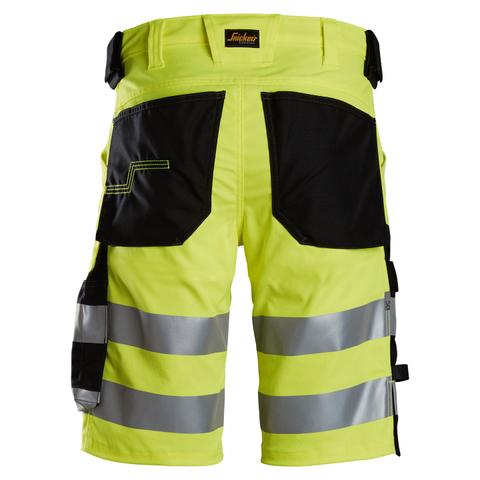 6136 High-Vis Stretch Werkshort Klasse 1 Geel