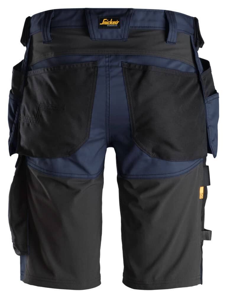6141 Stretch Werkshort met Holsterzakken Donker Blauw
