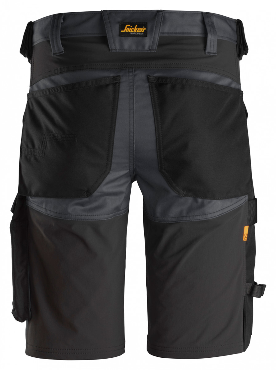 6143 Stretch Werkshort Staal Grijs