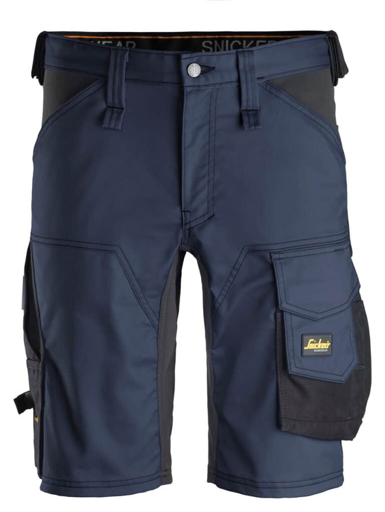 6143 Stretch Werkshort Donker Blauw