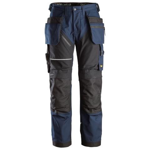 6214 RuffWork Canvas Werkbroek met Holsterzakken Navy