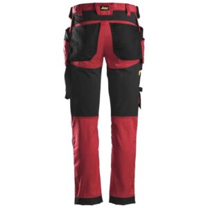 6241 Stretch Werkbroek met Holsterzakken Chili Rood