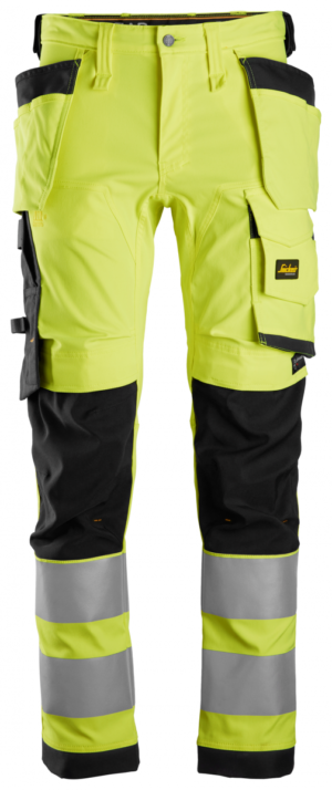 6243 High-Vis Stretch Werkbroek +HP Klasse 2 Geel/Zwart