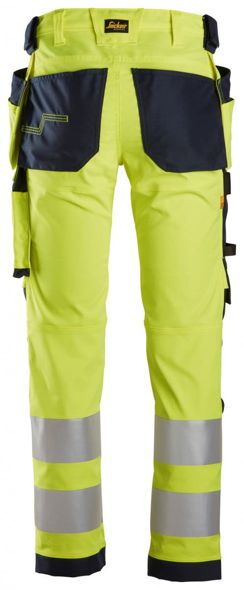 6243 High-Vis Stretch Werkbroek +HP Klasse 2 Geel/Navy