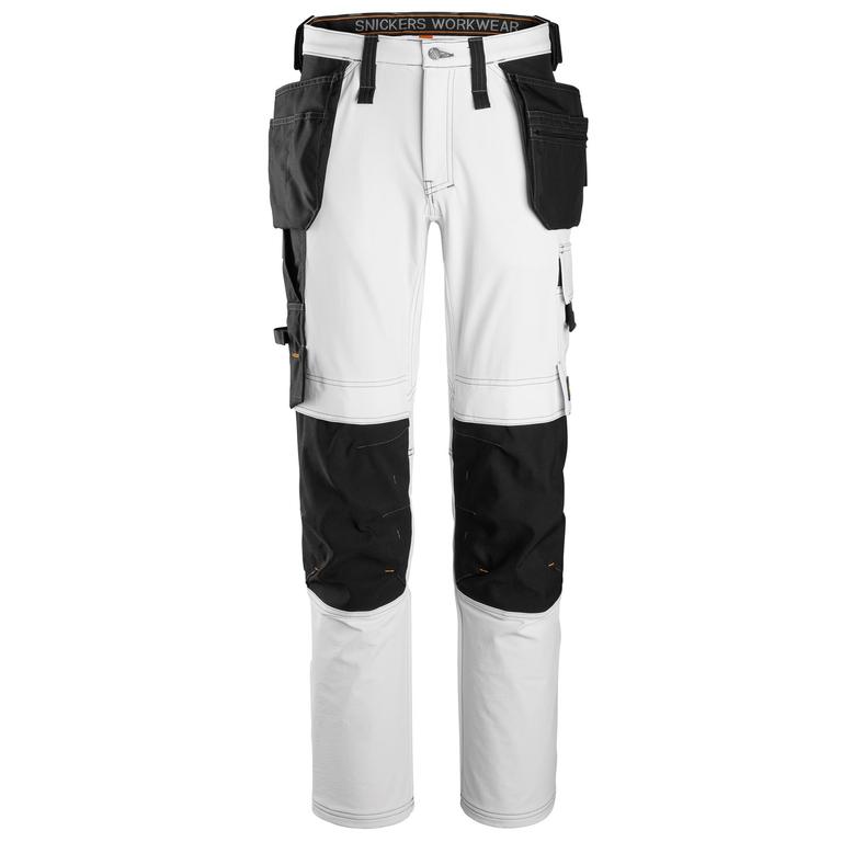 6271 Full Stretch Werkbroek met Holsterzakken Wit