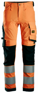 6343 High-Vis Stretch Werkbroek Klasse 2 Oranje